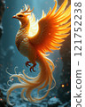 Beautiful golden phoenix 121752238