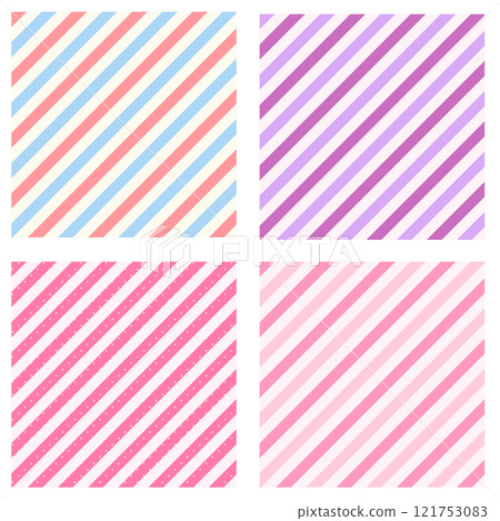 4 types of diagonal stripes 121753083