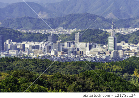 Shizuoka, Around Higashi Shizuoka Station from Nihon-daira, Shizuoka City, Shizuoka Prefecture 121753124