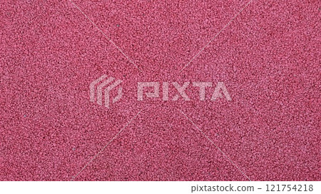 full frame red pink texture, crushed rubber sports surface, reddish grainy soft material, graphic resource and empty textured space full frame red pink texture, crushed rubber sports surface, reddish grainy soft material, graphic resource and empty textured space 121754218