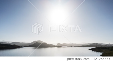 Lake Pedder Landscape in Tasmania Australia 121754463