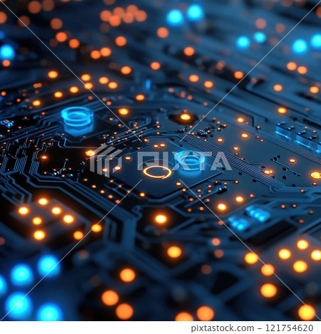 A light blue technology background with sleek, futuristic lines and abstract digital patterns 121754620