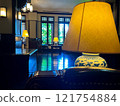 Retro hotel reception 121754884
