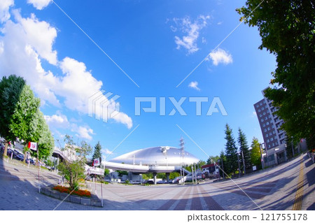 View from the square in front of Sapporo Dome View from the square in front of Sapporo Dome 121755178