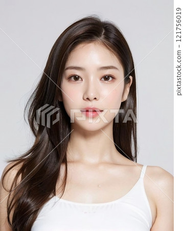 白色的一塊女人 121756019