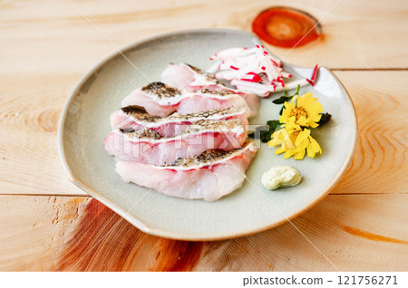 Rockfish sashimi 121756271