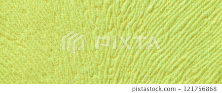 Texture light green woolen textile background from soft wool material, macro. Structure fluffy olive fabric 121756868