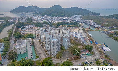 View of Urban Buildings and Natural Landscape, Tai O Dec 31 2024 View of Urban Buildings and Natural Landscape, Tai O Dec 31 2024 121757369