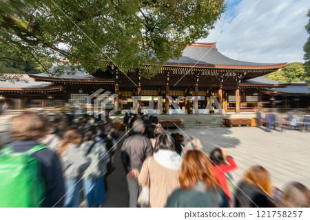 在明治神宮的靖國神社 121758257