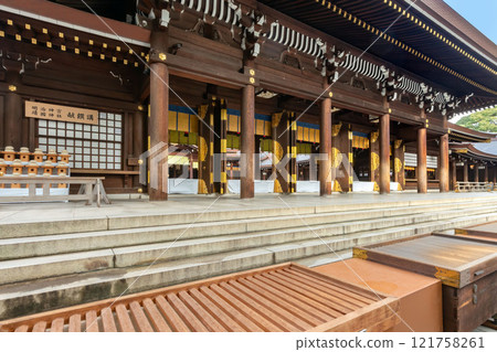 Shrine at the Meiji Shrine Shrine at the Meiji Shrine 121758261