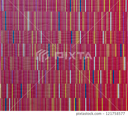 Geometrical background in colorful multi-colored stripes in red tones. Abstract background or texture. Geometrical background in colorful multi-colored stripes in red tones. Abstract background or texture. 121758577