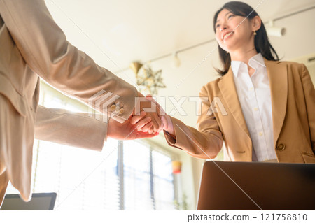 Portrait of a woman taken indoors Portrait of a woman taken indoors 121758810