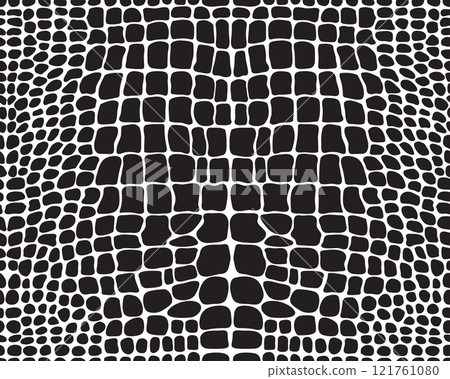 seamless, pattern, crocodile 121761080