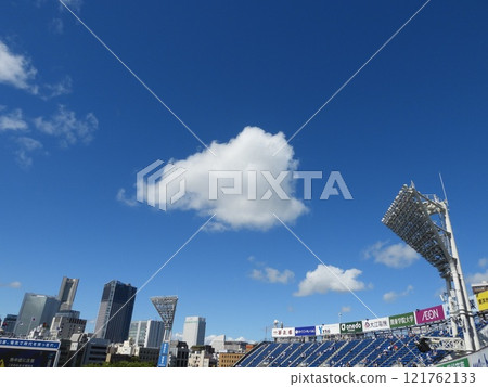 Sky and clouds at Yokohama Stadium Sky and clouds at Yokohama Stadium 121762133