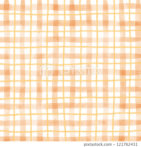 Orange Plaid Gingham Hand Drawn Background Pattern Overlay Orange Plaid Gingham Hand Drawn Background Pattern Overlay 121762431