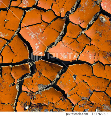 cracked red ground texture cracked red ground texture 121763908