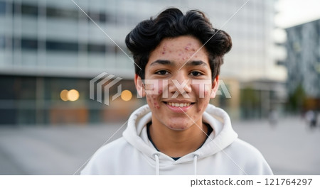 Teenage confidence in urban setting embracing diversity and individuality Teenage confidence in urban setting embracing diversity and individuality 121764297