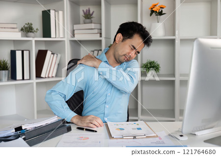 Office syndrome recognizing discomfort in workspaces office health awareness ergonomic challenges human experience Office syndrome recognizing discomfort in workspaces office health awareness ergonomic challenges human experience 121764680