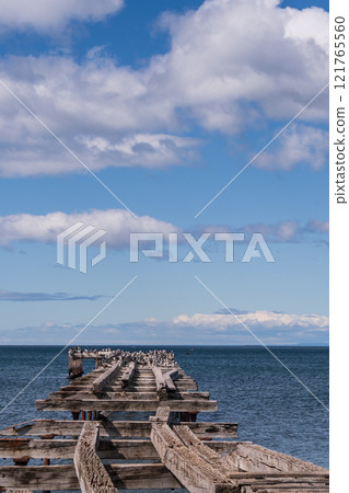 Old Pier in Punta Arenas Old Pier in Punta Arenas 121765560