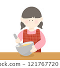 做甜點的女孩 121767720