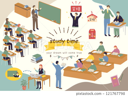 學生學習 121767798