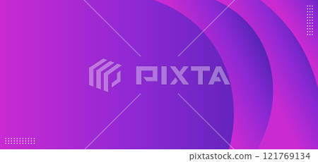 Modern Glow Circles with Gradient Purple and Pink Background 121769134