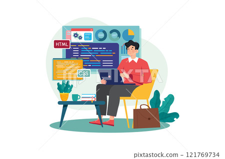 App Development Concept With Laptop 121769734