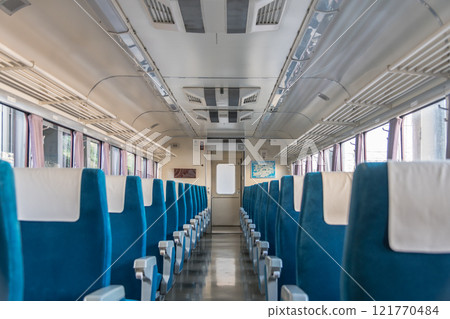 【北九州門司港~九州鐵道紀念館的特快列車久哈481號內】 【北九州門司港~九州鐵道紀念館的特快列車久哈481號內】 121770484