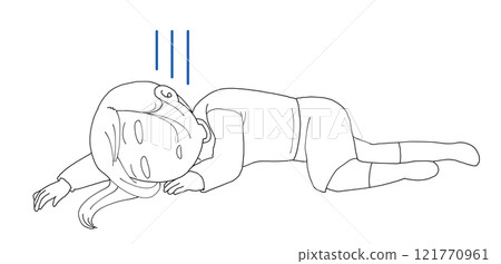 A woman who has no motivation to do anything White Manga symbol 121770961