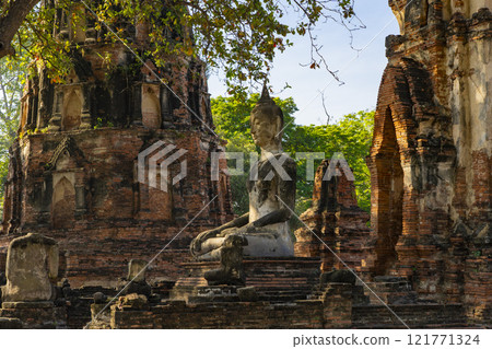 泰國大城府瑪哈泰寺遺址 泰國大城府瑪哈泰寺遺址 121771324