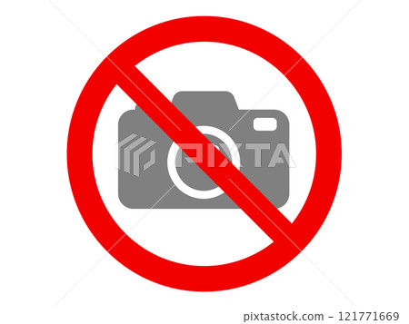 No photography icon/mark 121771669