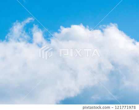 January blue sky and white clouds 30 121771978