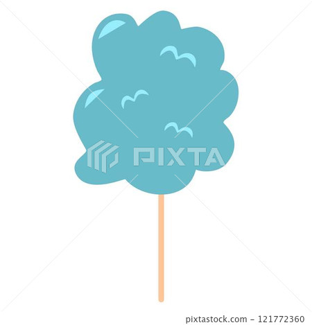 cotton candy sweet street food 121772360