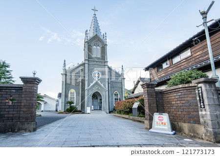位於世界文化遺產崎津村的熊本縣天草市天主教崎津教堂 121773173