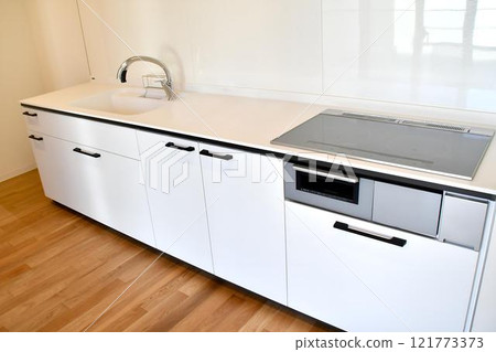廚房白色水平 廚房白色水平 121773373