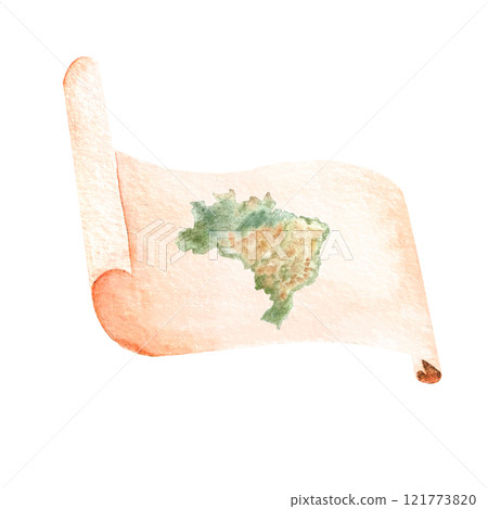 Map of Brasilia on a parchment horizontal watercolor illustration isolated on white. Hand drawn art perfect for stationary, stickers, cards, notebooks, diary decor and design. Antique clip art Map of Brasilia on a parchment horizontal watercolor illustration isolated on white. Hand drawn art perfect for stationary, stickers, cards, notebooks, diary decor and design. Antique clip art 121773820