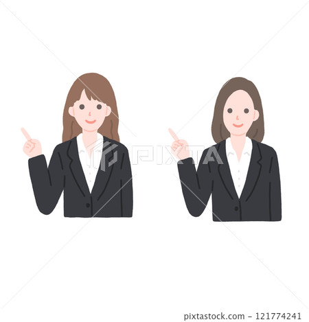 穿著西裝的女人描述 穿著西裝的女人描述 121774241