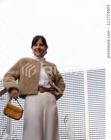 Woman with Bag Woman with Bag 121774903