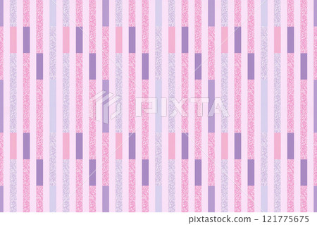 Sparkly pink and purple stripes seamless pattern background 121775675