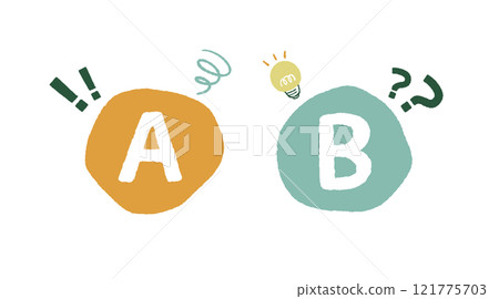 A and B-4 colors A and B-4 colors 121775703