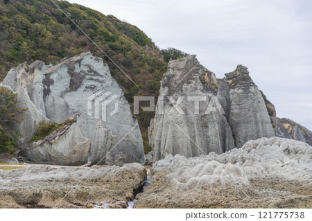 Spectacular views of strangely shaped rocks: Hotokegaura, Shimokita Peninsula Spectacular views of strangely shaped rocks: Hotokegaura, Shimokita Peninsula 121775738