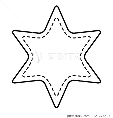 Black star frame Black star frame 121776395