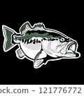 Black bass dark color 121776772