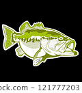 Black bass light color 121777203