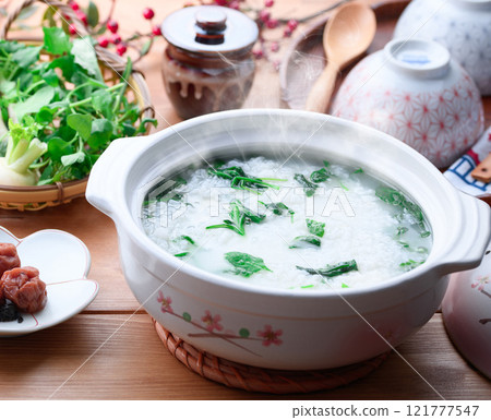 祈求身體健康，吃春天的七草伽湯 (Nanakusa Gayu) 121777547