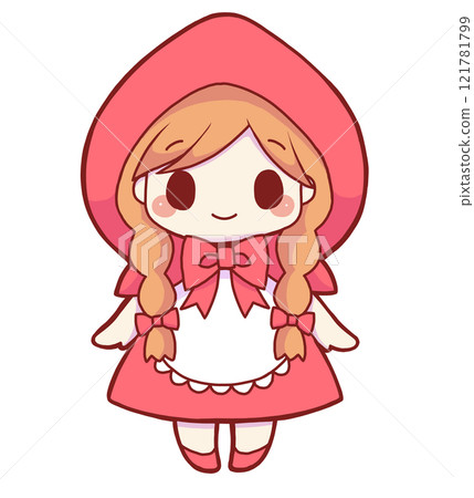 Little Red Riding Hood girl 121781799