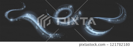 Bubble swirl effect collection 121782180