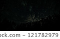 Stars and clouds in the night sky 121782979