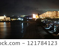 Night view of the beach 121784123