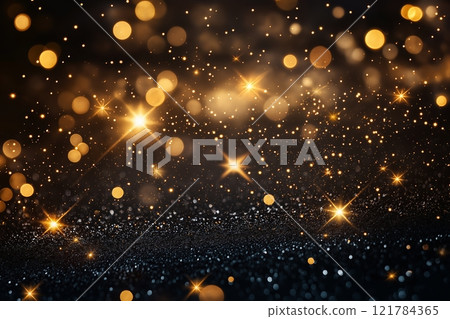 Sparkling lights create a magical atmosphere during a festive celebration 121784365